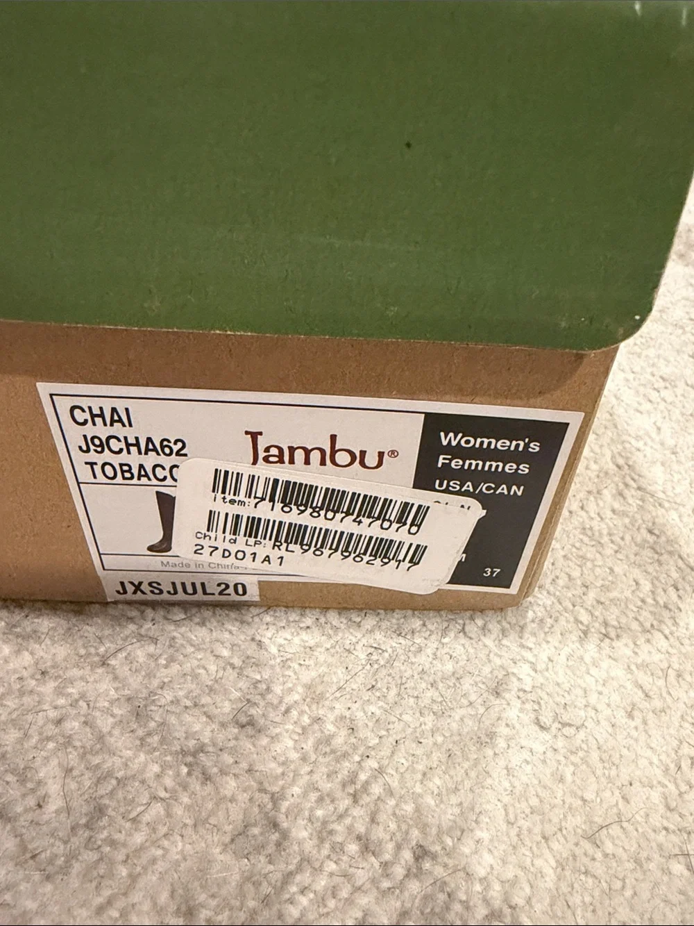 Jambu Over-the-Knee Tall Riding Boots in Taupe Brown
